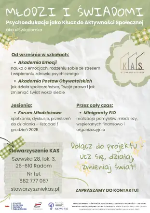 Młodzi i Świadomi: Psychoedukacja jako Klucz do Aktywności Społecznej